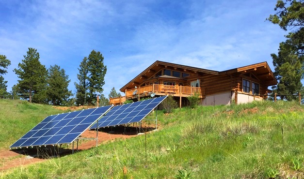 A Residential Solar Installation In Buffalo Creek Colorado